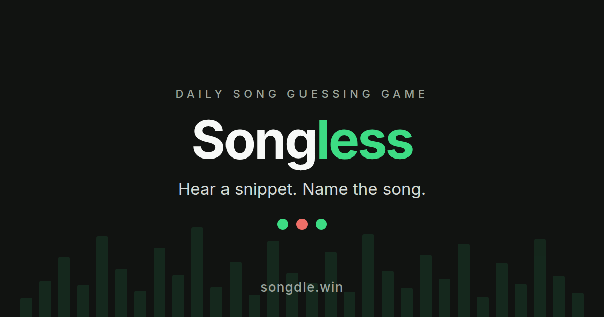 Songdle preview 1
